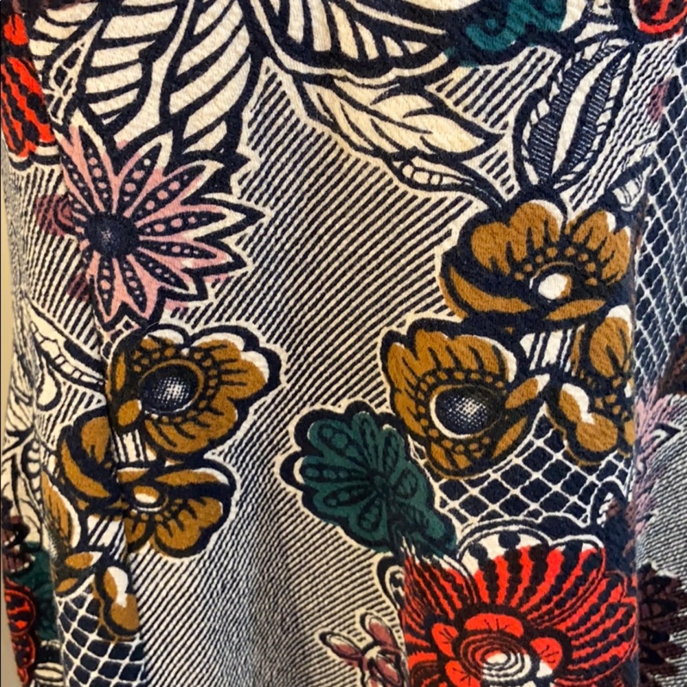 Sale 💕 Almost new! Anthropologie Maeve Navy Dress - Picture 3 of 6